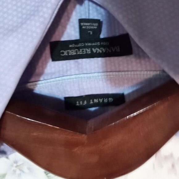 Banana Republic Grant Fit Button Down Shirt L - Picture 7 of 12